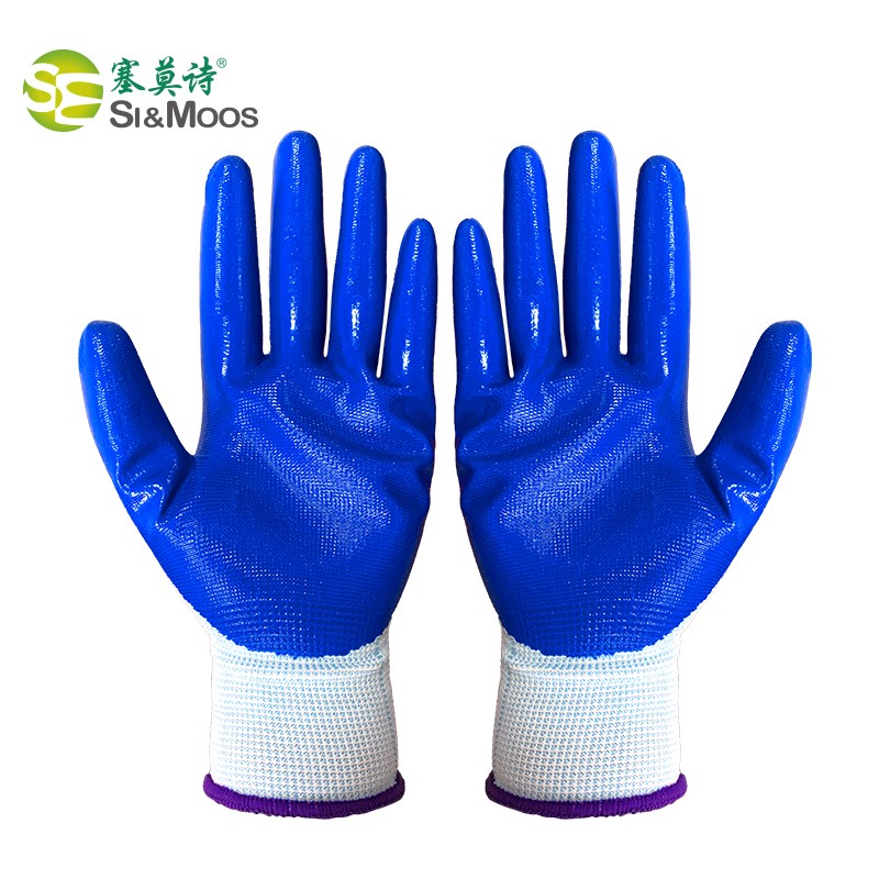 塞莫詩CG904BW藍色浸膠丁腈手套圖片1 塞莫詩CG904BW藍色浸膠丁腈手套圖片1