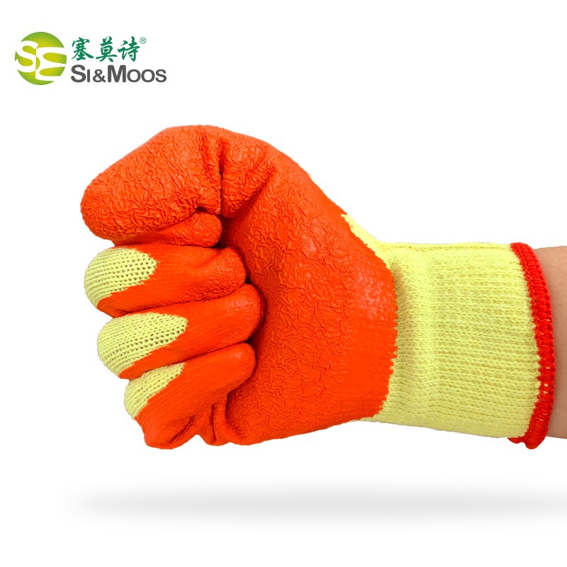 塞莫詩CG907GY黃紗桔耐磨勞保手套圖片2 塞莫詩CG907GY黃紗桔耐磨勞保手套圖片2