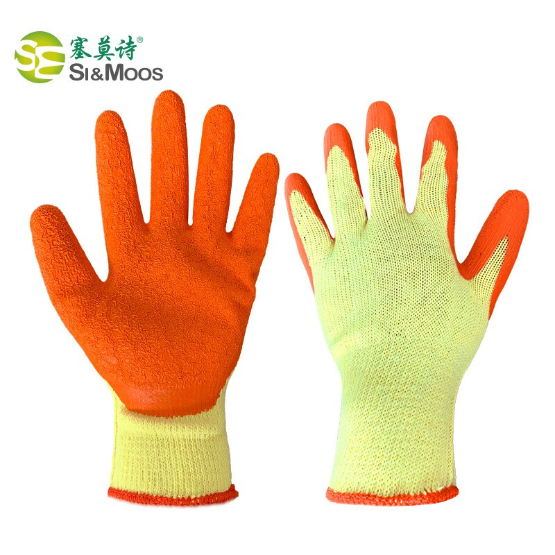 塞莫詩CG907GY黃紗桔耐磨勞保手套圖片1 塞莫詩CG907GY黃紗桔耐磨勞保手套圖片1