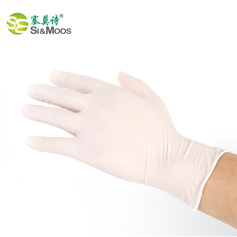 塞莫詩N907WH白色一次性丁腈手套圖片1
