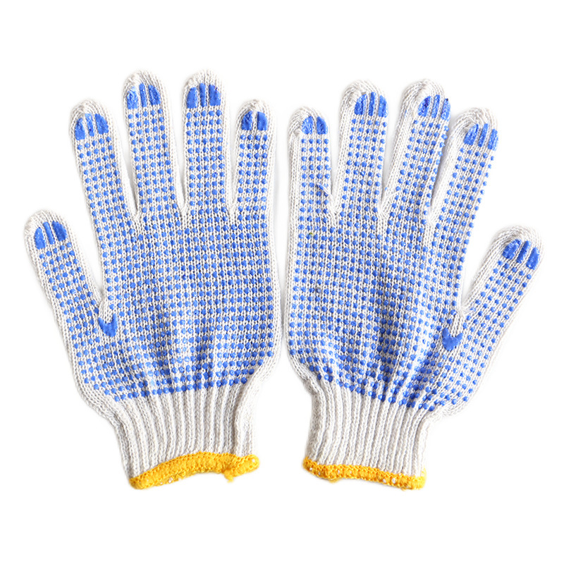 漢盾HD-720G-7雙面點塑滌棉勞保手套圖片1