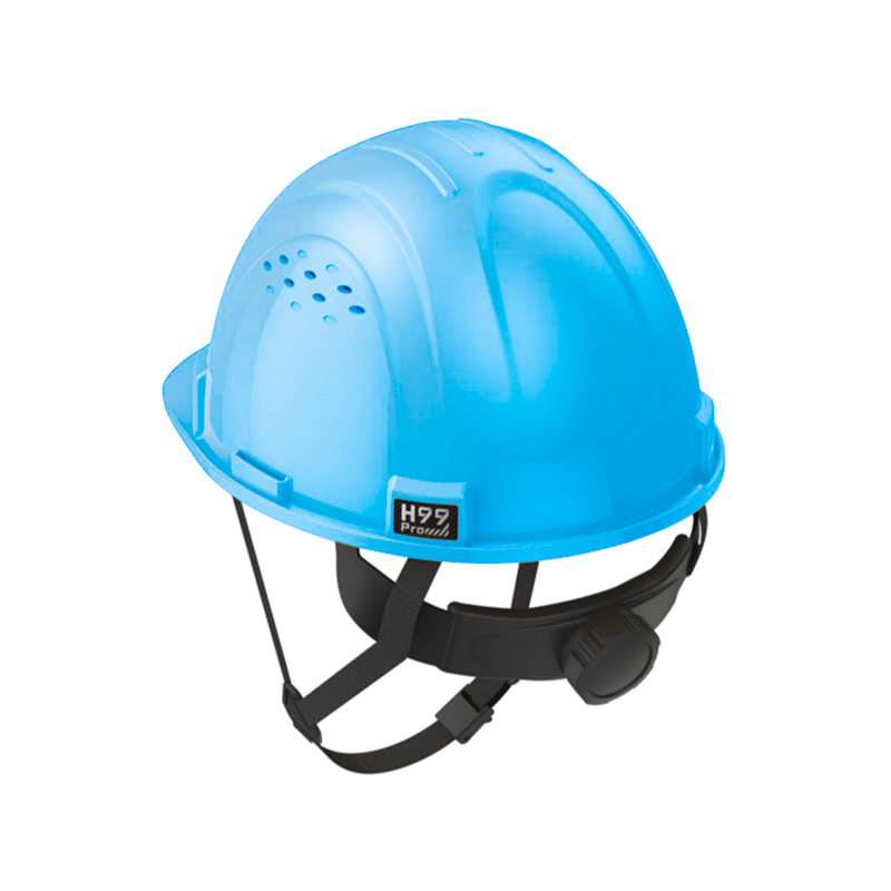 Honeywell霍尼韋爾H99PBN107SCN H99pro加強(qiáng)ABS款不帶通風(fēng)孔按鍵款藍(lán)色安全帽圖片1