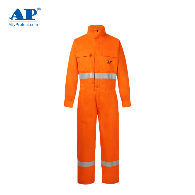 友盟AP-8301橙紅色連體防火阻燃工作服圖片1 友盟AP-8301橙紅色連體防火阻燃工作服圖片1