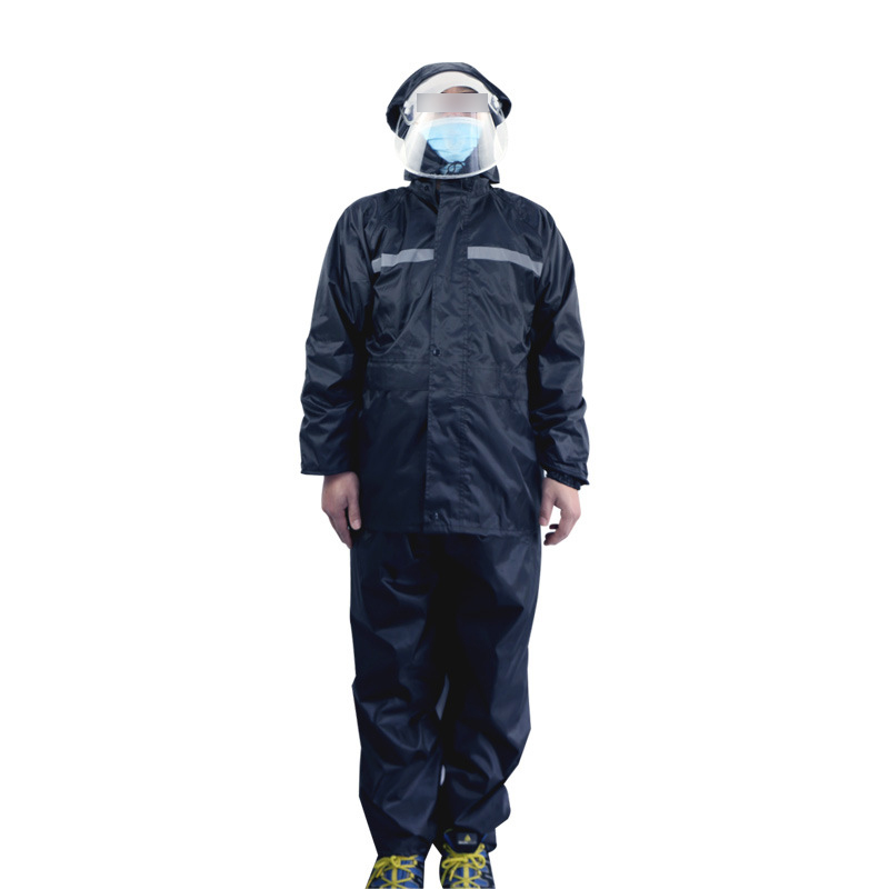 漢盾HD-RAC001帶反光條單層分體雨衣圖片1 漢盾HD-RAC001帶反光條單層分體雨衣圖片1