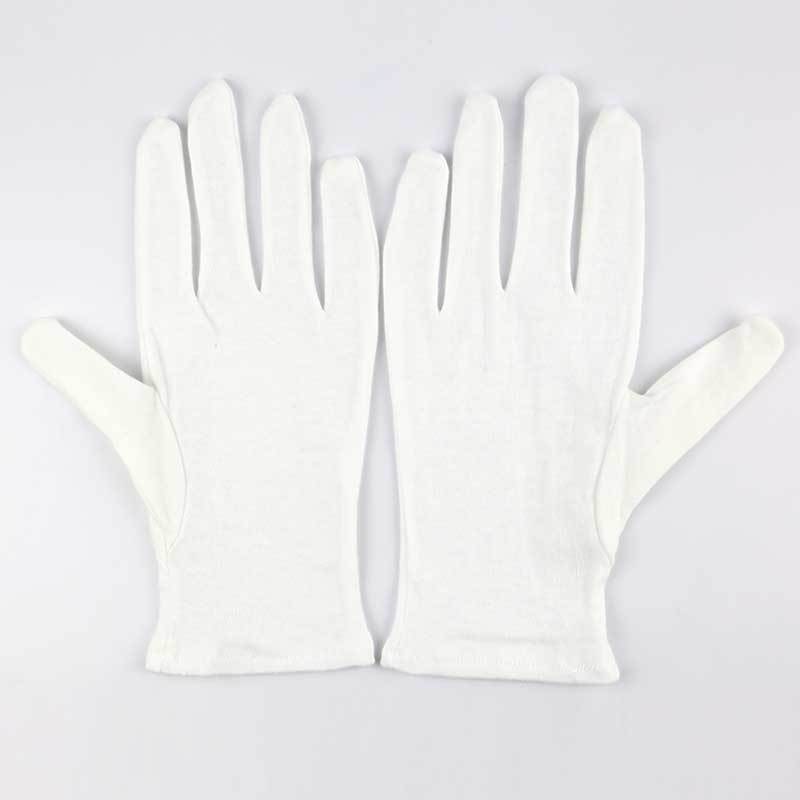 漢盾HD-GP5506純棉白色禮儀勞保手套圖片1