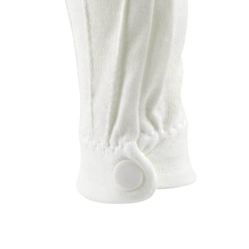 漢盾HD-GP5505滌棉背三筋帶扣白色禮儀勞保手套圖片3 漢盾HD-GP5505滌棉背三筋帶扣白色禮儀勞保手套圖片3