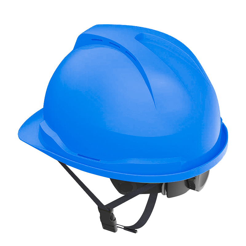 Honeywell霍尼韋爾Y99BAP107S Y99S系列ABS帶通風孔四點快插下頦帶藍色安全帽圖片1