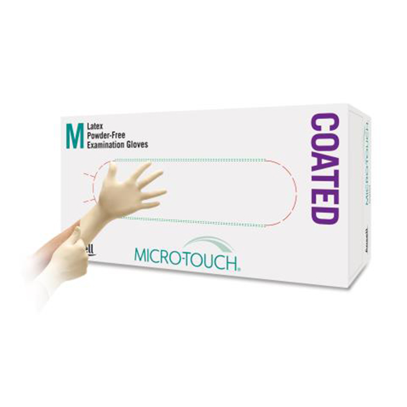 安思爾MICRO-TOUCH Coated 303001MD無粉乳膠檢查涂層手套圖片1 安思爾MICRO-TOUCH Coated 303001MD無粉乳膠檢查涂層手套圖片1