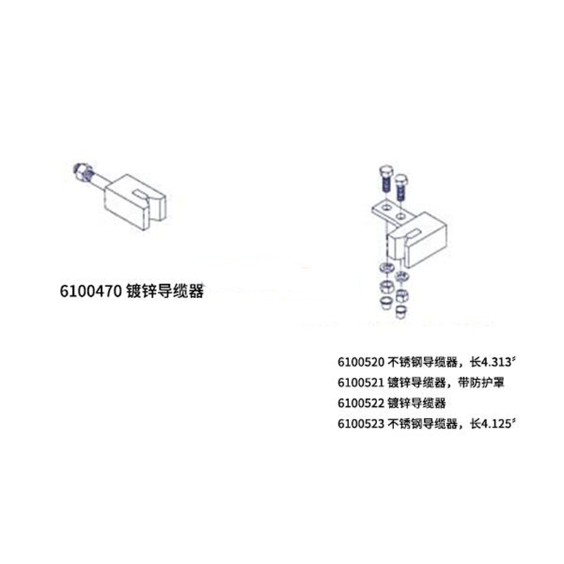 3M 6100522鍍鋅導纜器圖片1 3M 6100522鍍鋅導纜器圖片1