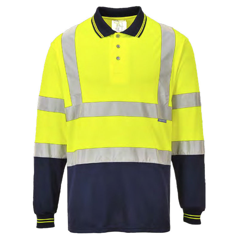 波偉斯特Portwest S279雙色長袖POLO衫圖片1