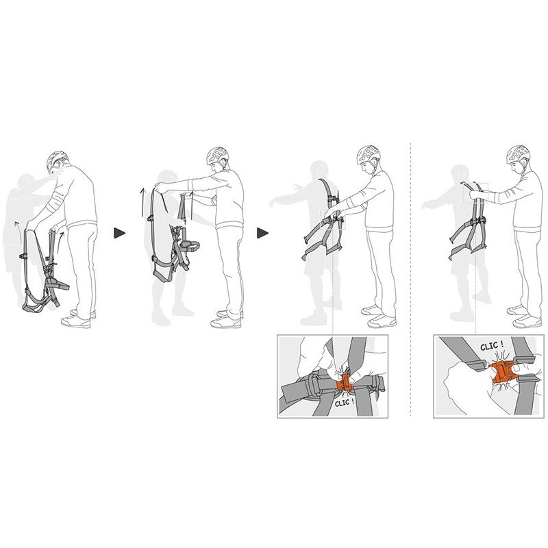 PETZL攀索SWAN EASYFIT STEEL五點式高空安全帶C062AA00圖片4 PETZL攀索SWAN EASYFIT STEEL五點式高空安全帶C062AA00圖片4