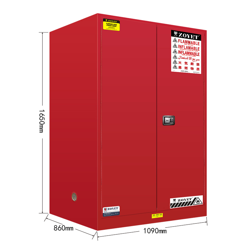 ZOYET眾御ZYC0090R可燃液體防火安全柜90Gal/340L圖片5 ZOYET眾御ZYC0090R可燃液體防火安全柜90Gal/340L圖片5