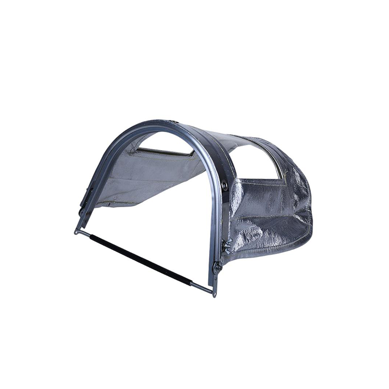 定和DH4053鋁箔耐高溫隔熱面罩配帽式防護(hù)面屏圖片1