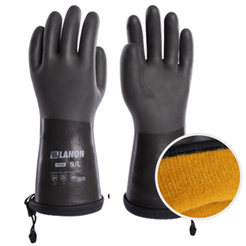LANON蘭浪PUX6發泡防滑掌面防水透濕全浸PU防寒手套圖片1 LANON蘭浪PUX6發泡防滑掌面防水透濕全浸PU防寒手套圖片1