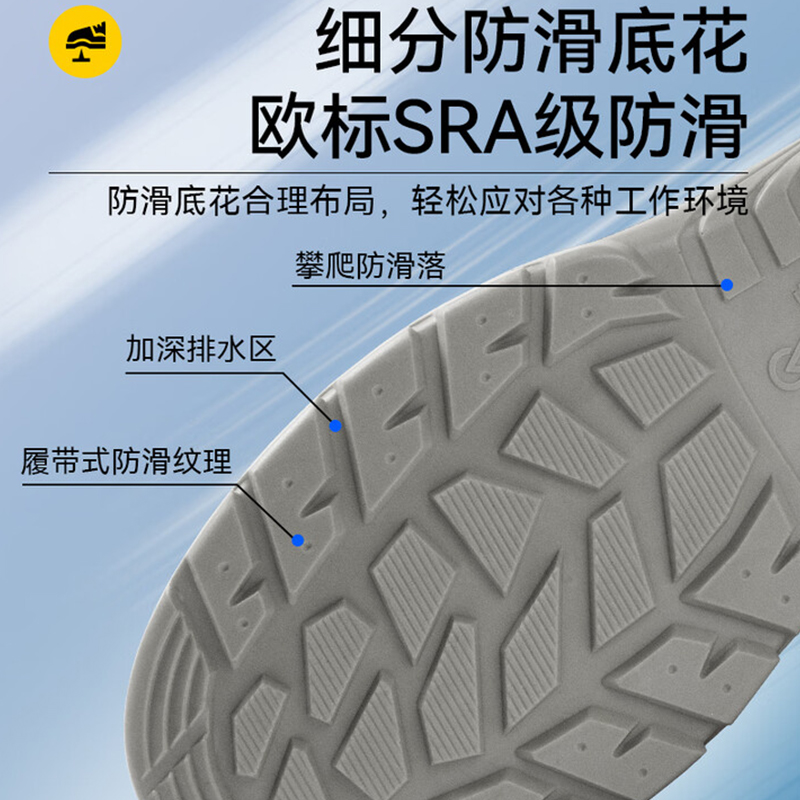 安騰A1816超纖皮透氣網布防砸防靜電安全鞋圖片3 安騰A1816超纖皮透氣網布防砸防靜電安全鞋圖片3