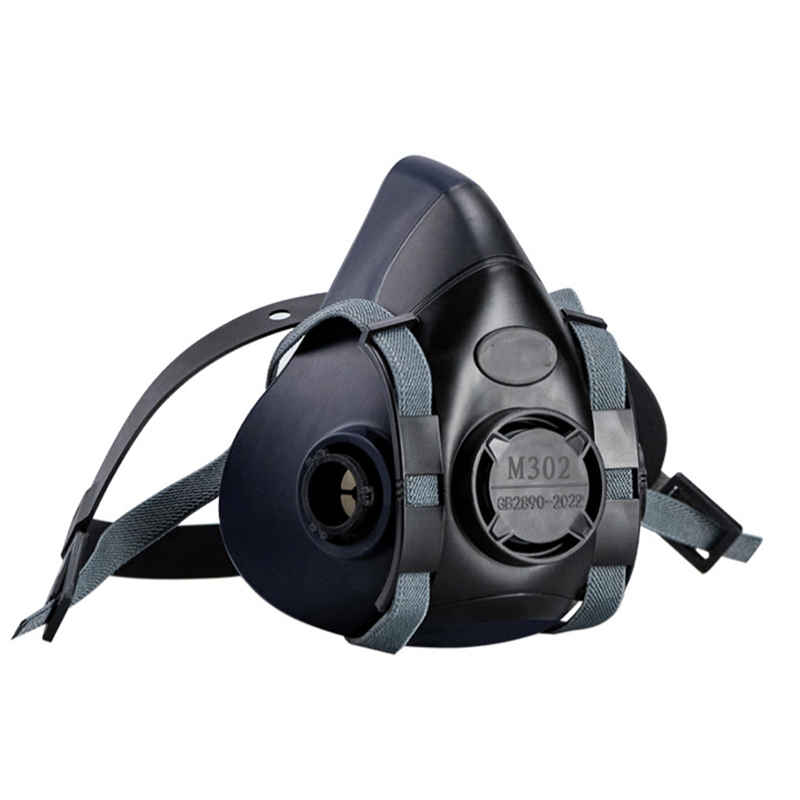 特安護M302防護面具雙罐硅膠半面罩圖片1