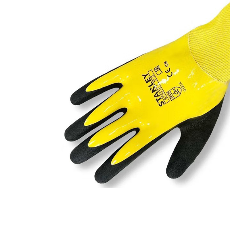 STANLEY史丹利ST5316黃色雙層乳膠浸掌耐磨防刺勞保手套圖片1 STANLEY史丹利ST5316黃色雙層乳膠浸掌耐磨防刺勞保手套圖片1