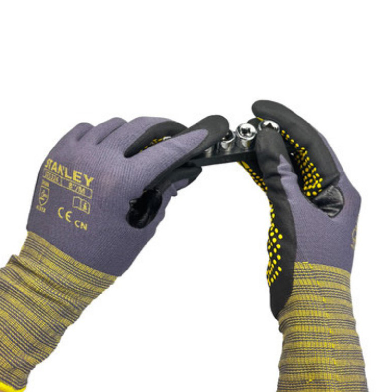 STANLEY史丹利ST5324尼龍氨綸丁腈涂層點塑耐磨防滑勞保手套圖片2