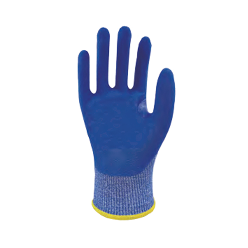 思衛(wèi)爾3900-2藍色18針A5級丁腈浸掌滌綸金屬絲HPPE防割手套圖片1 思衛(wèi)爾3900-2藍色18針A5級丁腈浸掌滌綸金屬絲HPPE防割手套圖片1