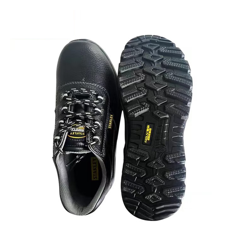 STANLEY史丹利ST6101黑色牛皮防砸防刺防靜電安全鞋圖片1