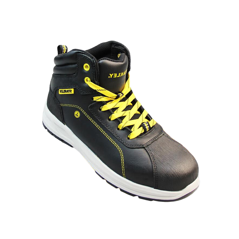 STANLEY史丹利ST6208黑色中幫水牛皮防砸防刺穿安全鞋圖片1 STANLEY史丹利ST6208黑色中幫水牛皮防砸防刺穿安全鞋圖片1