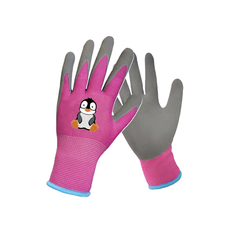 思衛(wèi)爾2612兒童款15針天然乳膠涂層園藝防護(hù)勞保手套圖片1