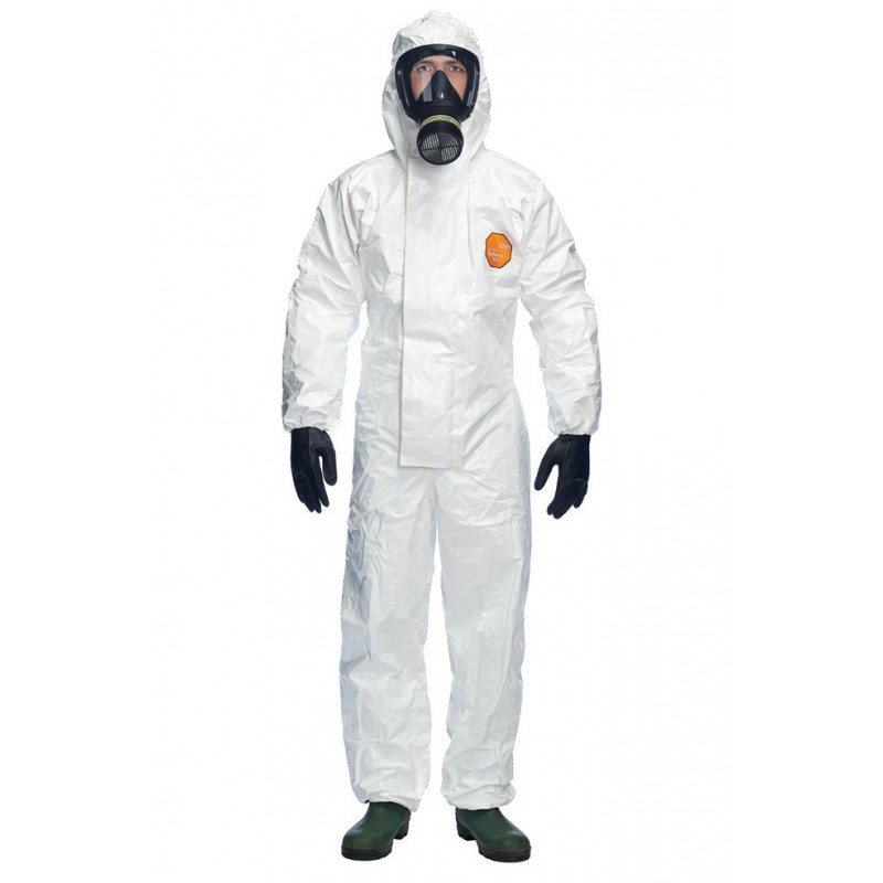 杜邦Tychem4000S帶帽連體防護服C級防化服SLCHZ5TWH(項目型)