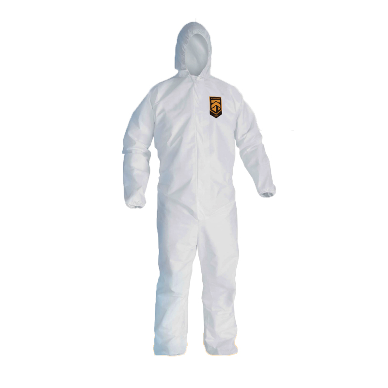 金佰利38941-04 KLEENGUARD勁衛(wèi)A35白色帶帽連體防護(hù)服XXL