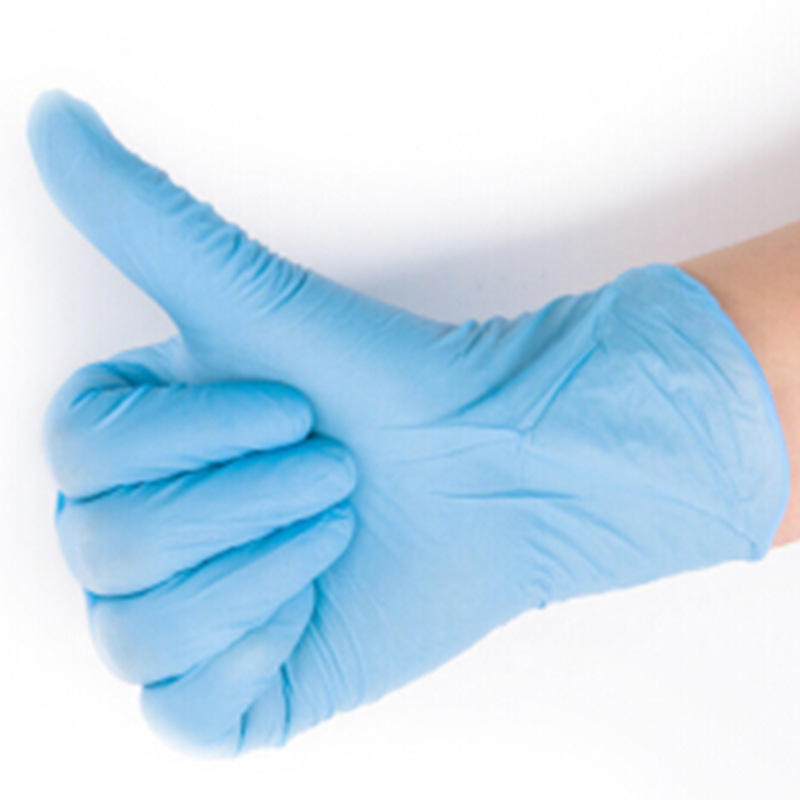 麥迪康1191C藍(lán)色無粉一次性丁腈手套M