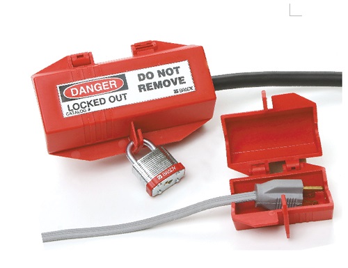 Brady貝迪65675大型220V/500V插頭鎖