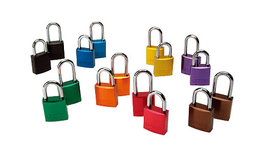 Brady貝迪51370紅色鋁制掛鎖