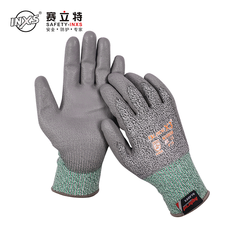 賽立特N10658-10PU涂層3級防割手套