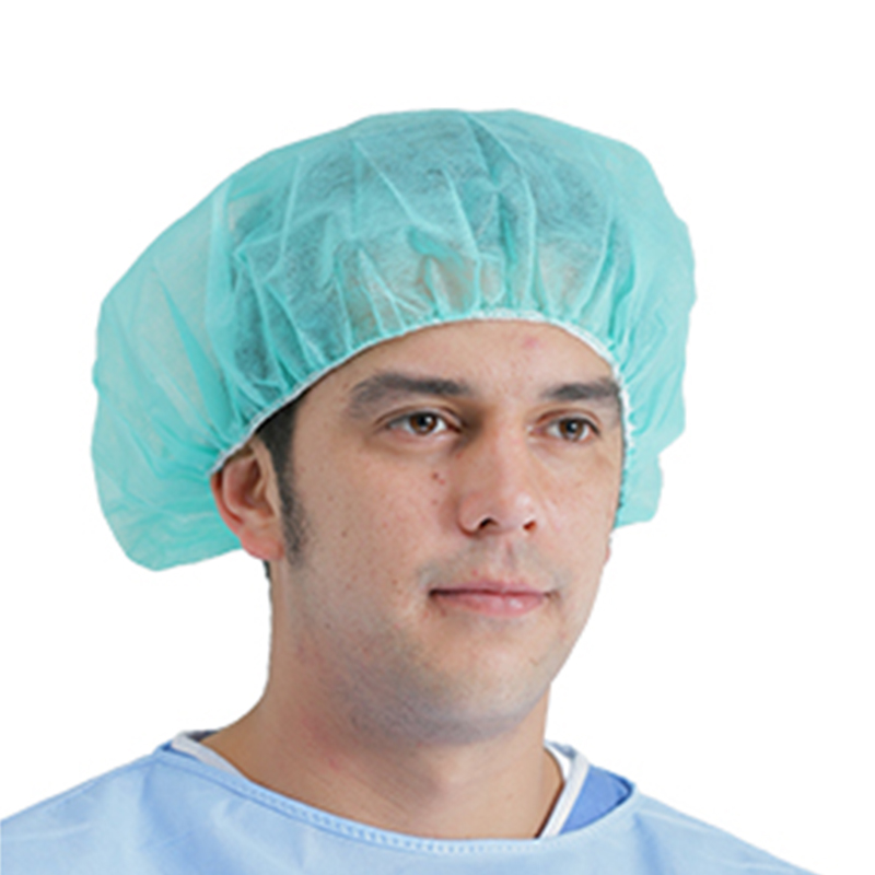 英科BC101001藍(lán)色一次性無紡布圓帽
