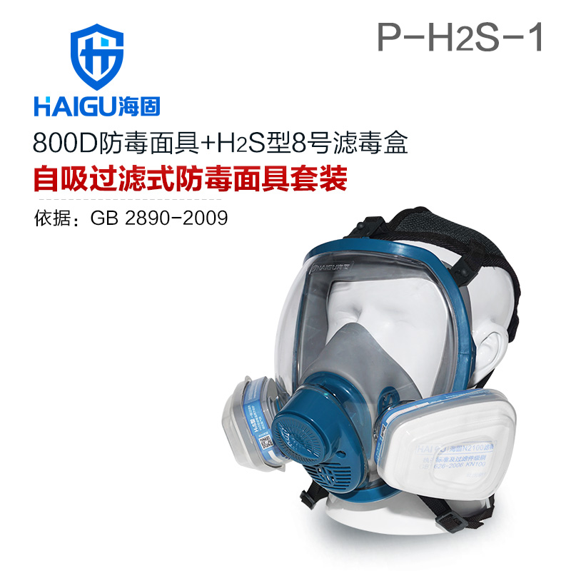 海固HG-800D/P-H2S-1/HG-TLMG濾毒罐 硫化氫活性炭防毒面具