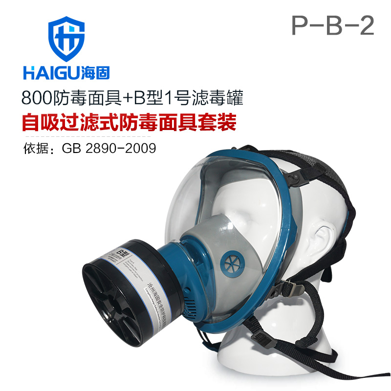 海固HG-800 P-B-2無機氣體綜合防護防毒面具