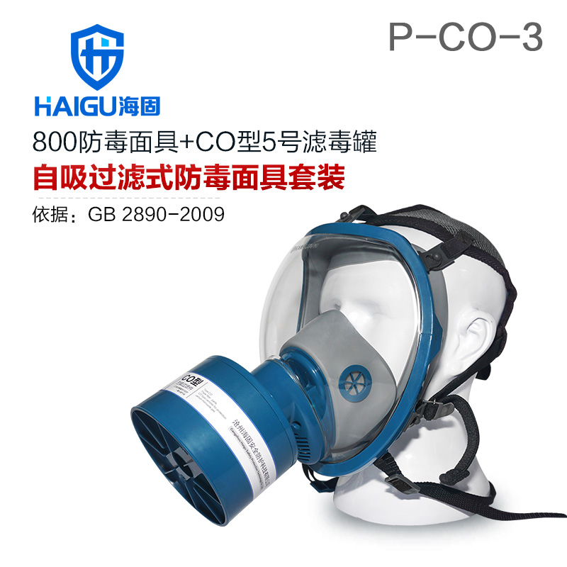海固HG-800 P-CO-3一氧化碳全面罩防毒面具