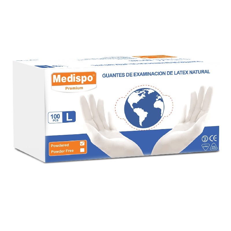麥迪斯白色一次性橡膠醫用手套 麥迪斯白色一次性橡膠醫用手套