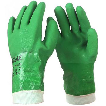 羿科60625111 PVC35K防化PVC羅口手套