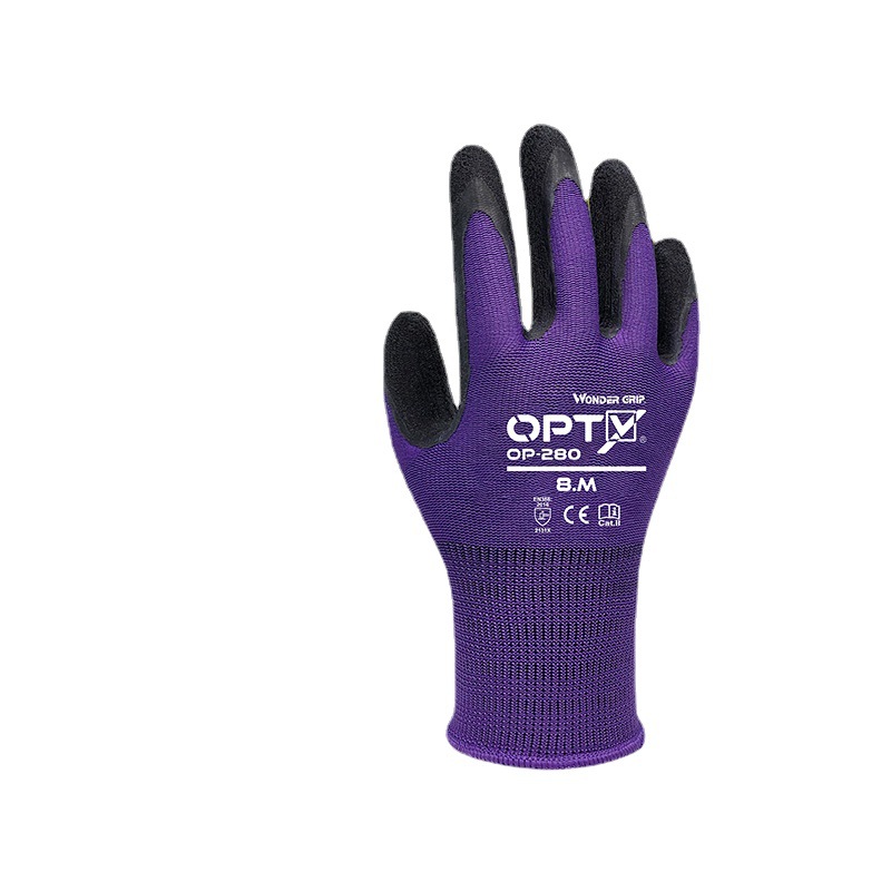 多給力OP-280耐磨透氣乳膠勞保手套