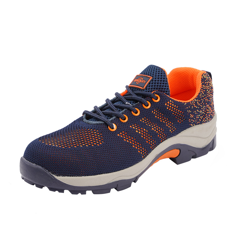 巴盾281-02防砸絕緣透氣網布安全鞋