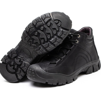 巴盾726防砸防刺高幫安全鞋