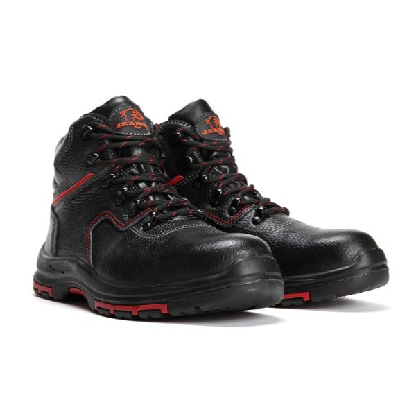 華信吉豹X7318A中幫防砸絕緣防滑耐磨安全鞋