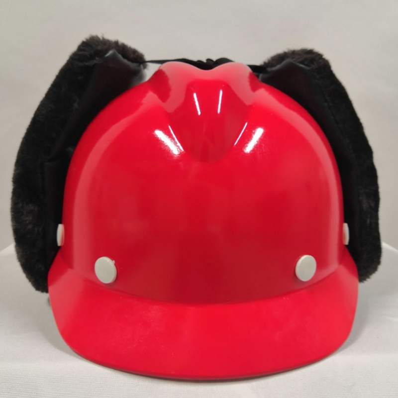 桉葉AY9805L紅色棉安全帽