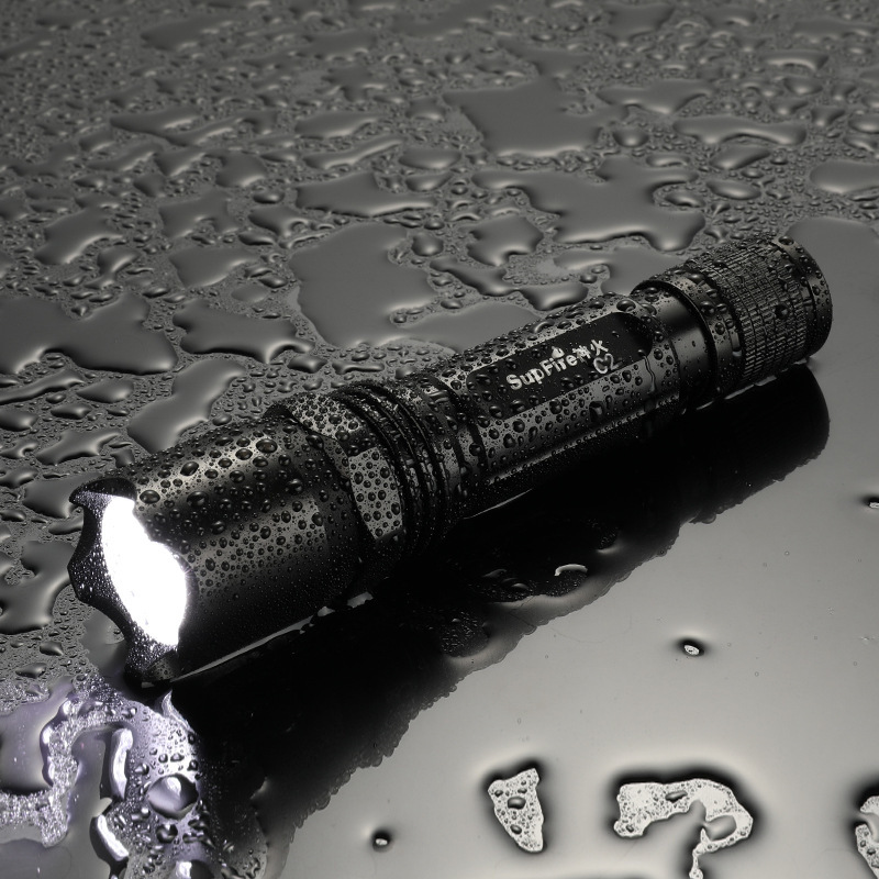 神火C2 LED強光大容量防水手電筒手電筒