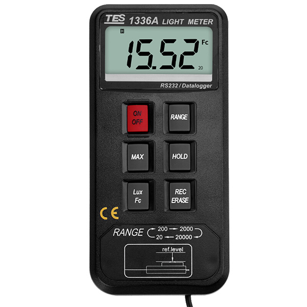 臺灣泰仕TES-1336A記憶式照度計