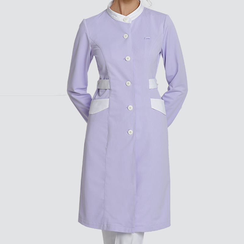 樂(lè)倍康L13411-N淺紫長(zhǎng)袖護(hù)士服