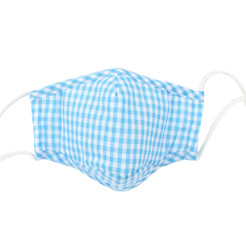 藍(lán)星藍(lán)格耳戴式兒童棉布口罩