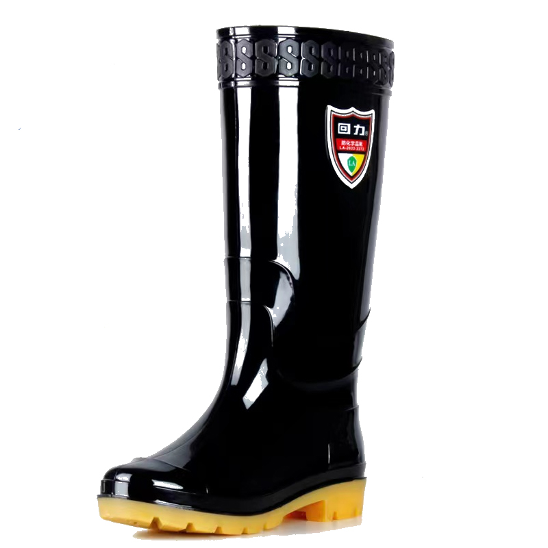 回力017防化學品耐酸堿高筒雨靴39cm