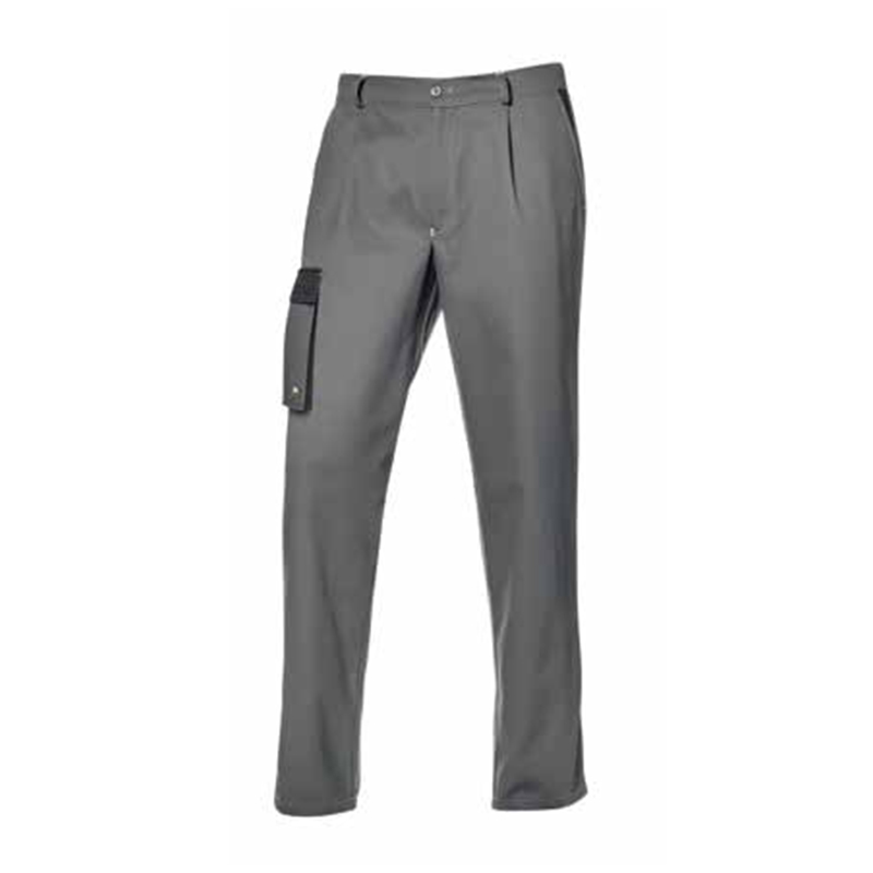 思而MCC111BL黑灰色滌棉長褲