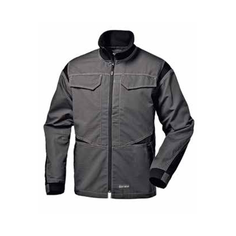 思而MC2534B6灰黑色滌棉功能性多口袋夾克